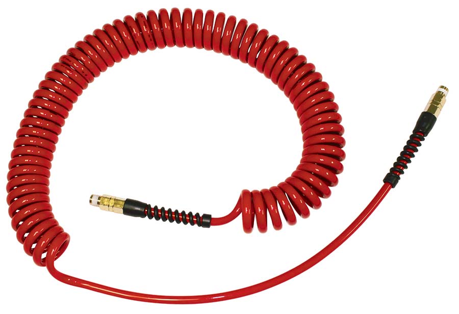 Master Airbrush 10' Recoil Recoiling Airbrush Air Hose with Standard 1/8  Size Fittings on Both Ends 