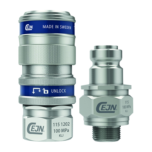 Quick Connect Hydraulic, Fluid & Industrial Couplings CEJN Hydraulic Ultra  High Pressure – 115 Series
