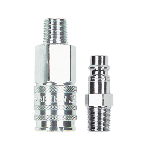 T-Piece with Male 1/8 NPT & Female 1/8 BSPP Fitting Connector -  EQ-TP-1/8BSPP