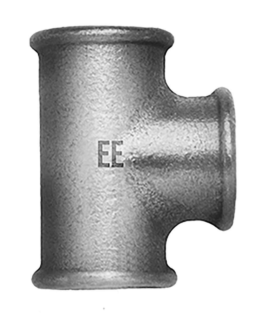 Al E Ring Main Systems Parkair Malleable Cast Iron Fittings Galvanised Equal Tee