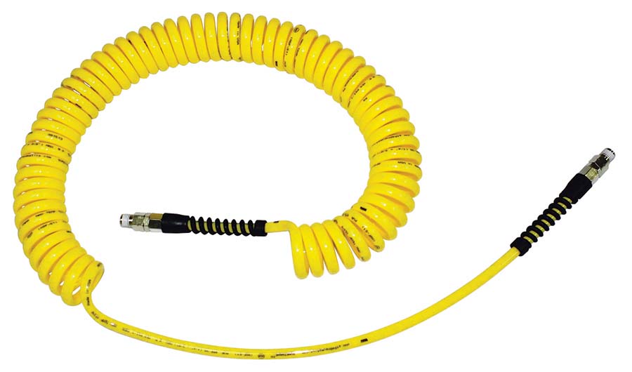 Master Airbrush 10' Recoil Recoiling Airbrush Air Hose with Standard 1/8  Size Fittings on Both Ends 